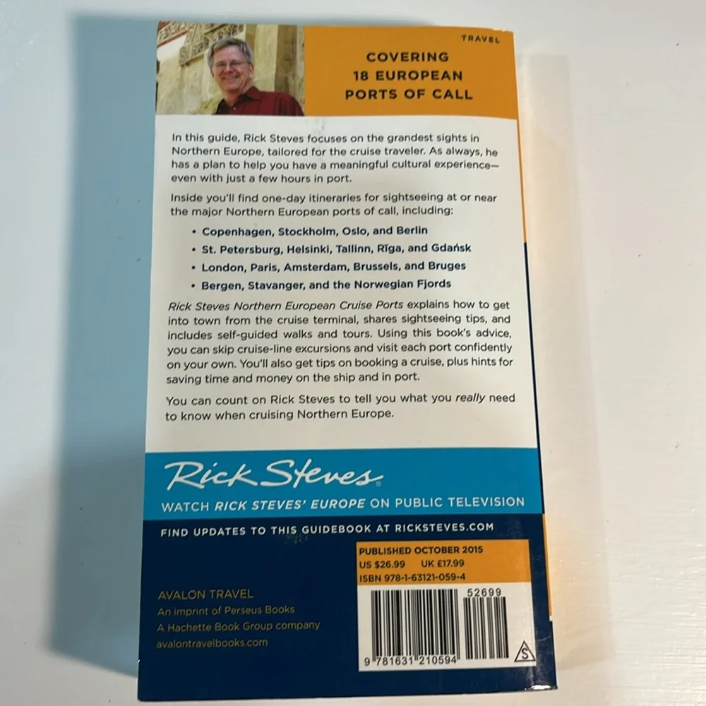 European Travel Guide Book preowned cruise scenic